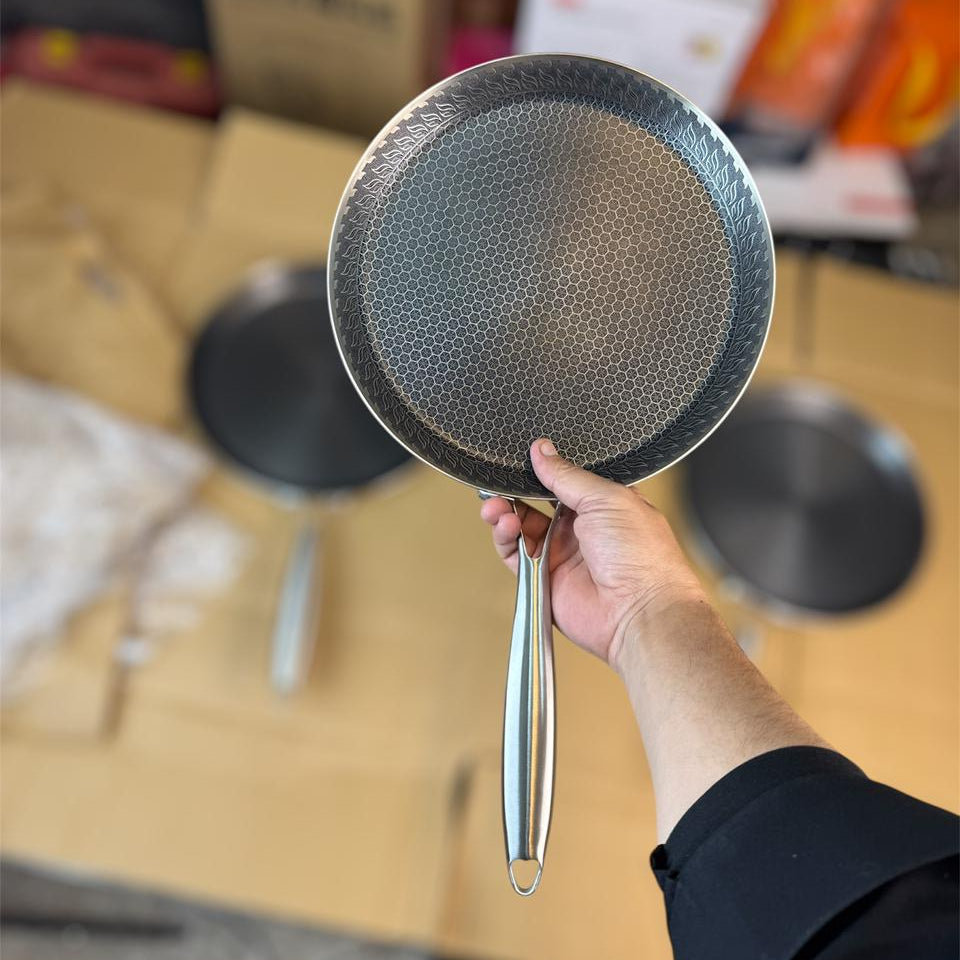 Honeycomb Coated Pizza Pan & Tawa