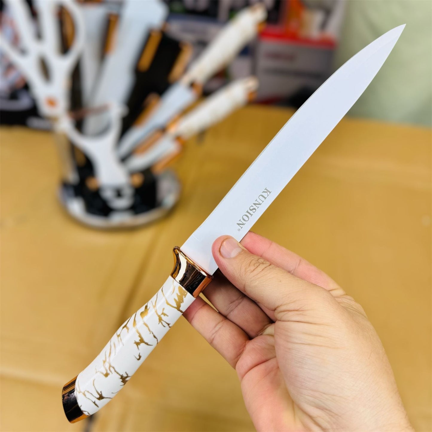 Kunsion Kitchen 9-piece knife set