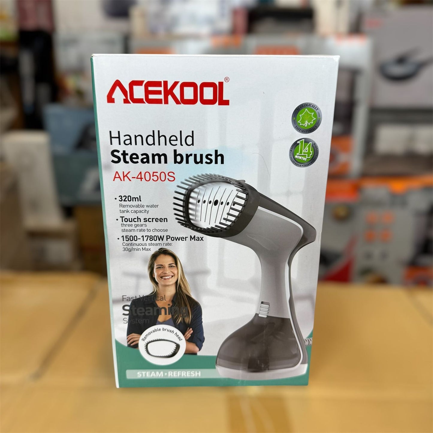 acekool digital torch handheld garment steamer