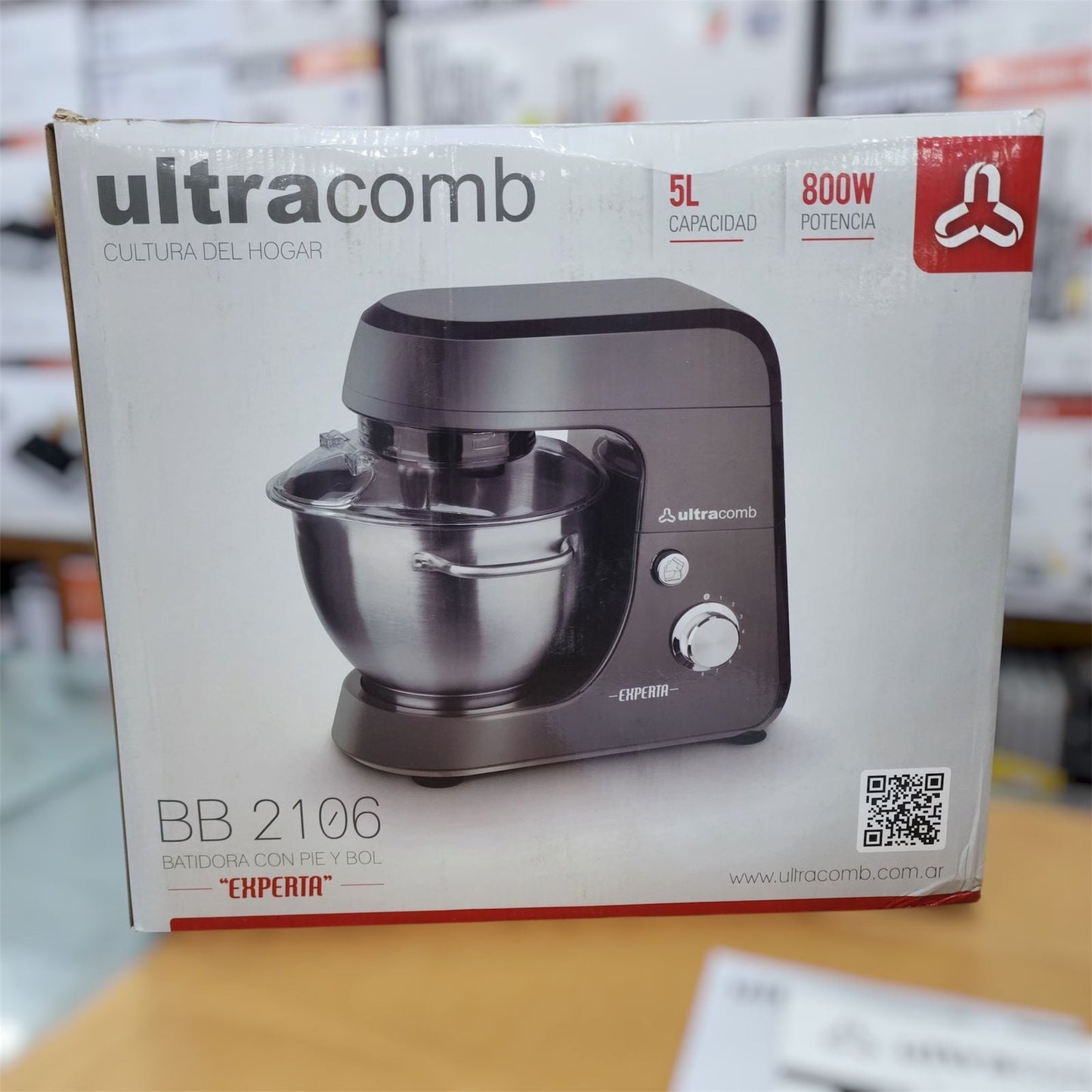 Ultracomb 5L stand mixer model BB2106 800w