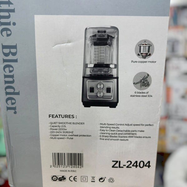 UAKEEN 2L quiet smoothie blender ZL 2404