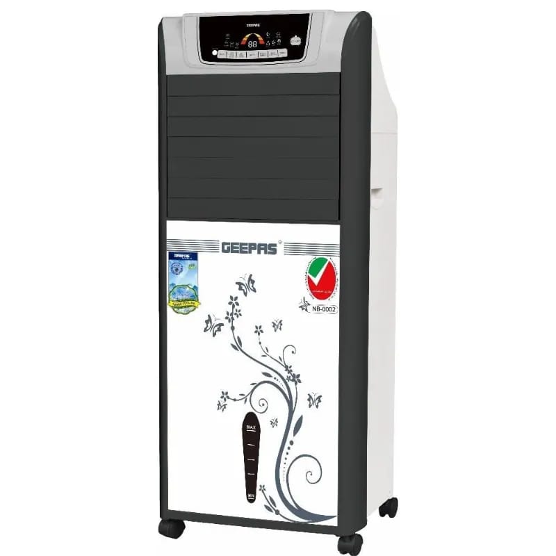 Geepas Tower Air Cooler With Remote & LED Screen Control