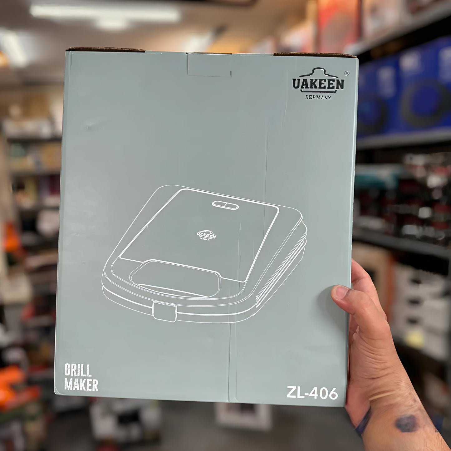 Uakeen Electric Grill Maker