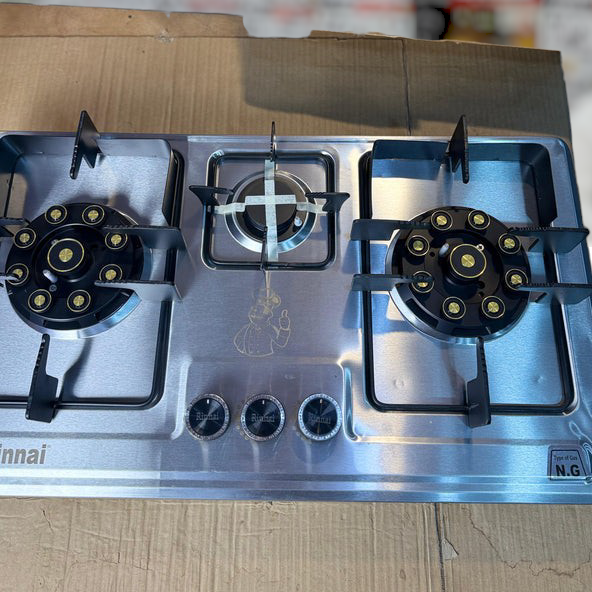 Rinnai 3 burner stainless steel Gas Stove