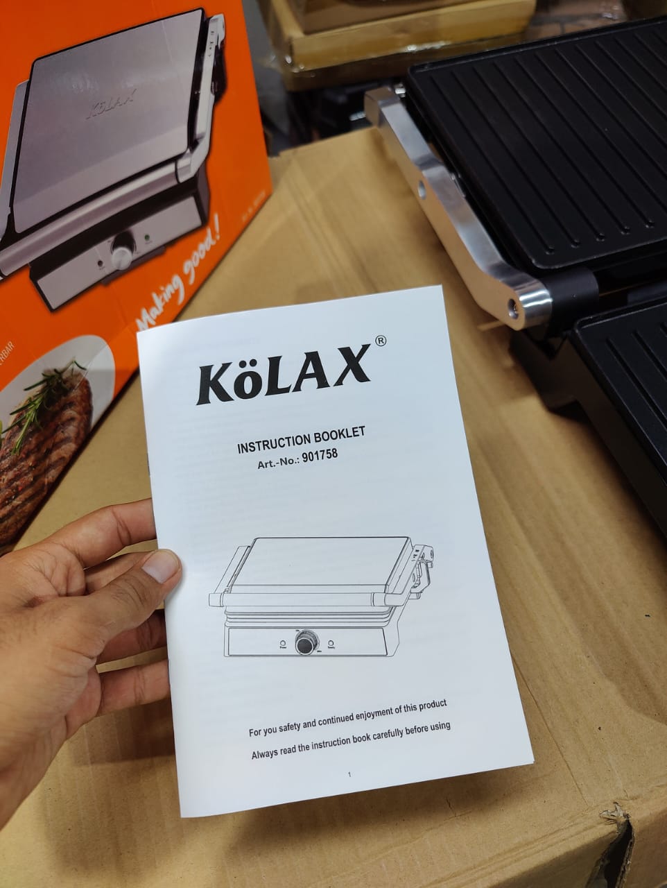 Germany kolax panini & grill maker 901758