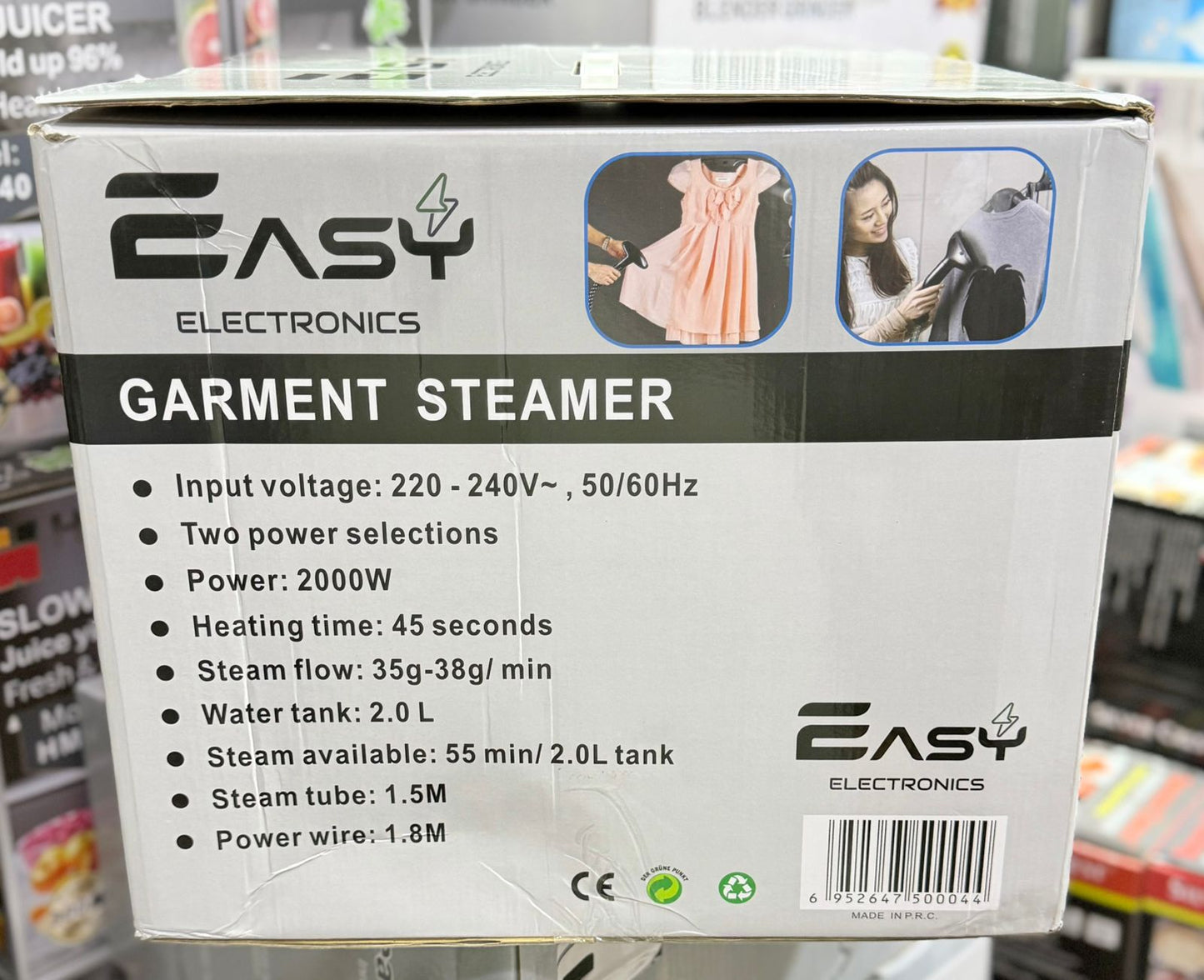 Easy Garment Steamer 2.0L 2000W