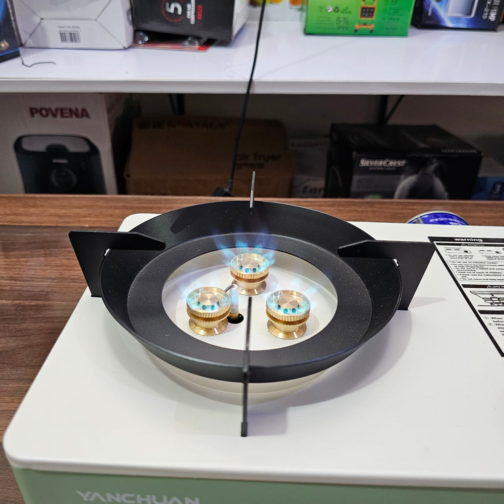camping portable gas stove with carry box