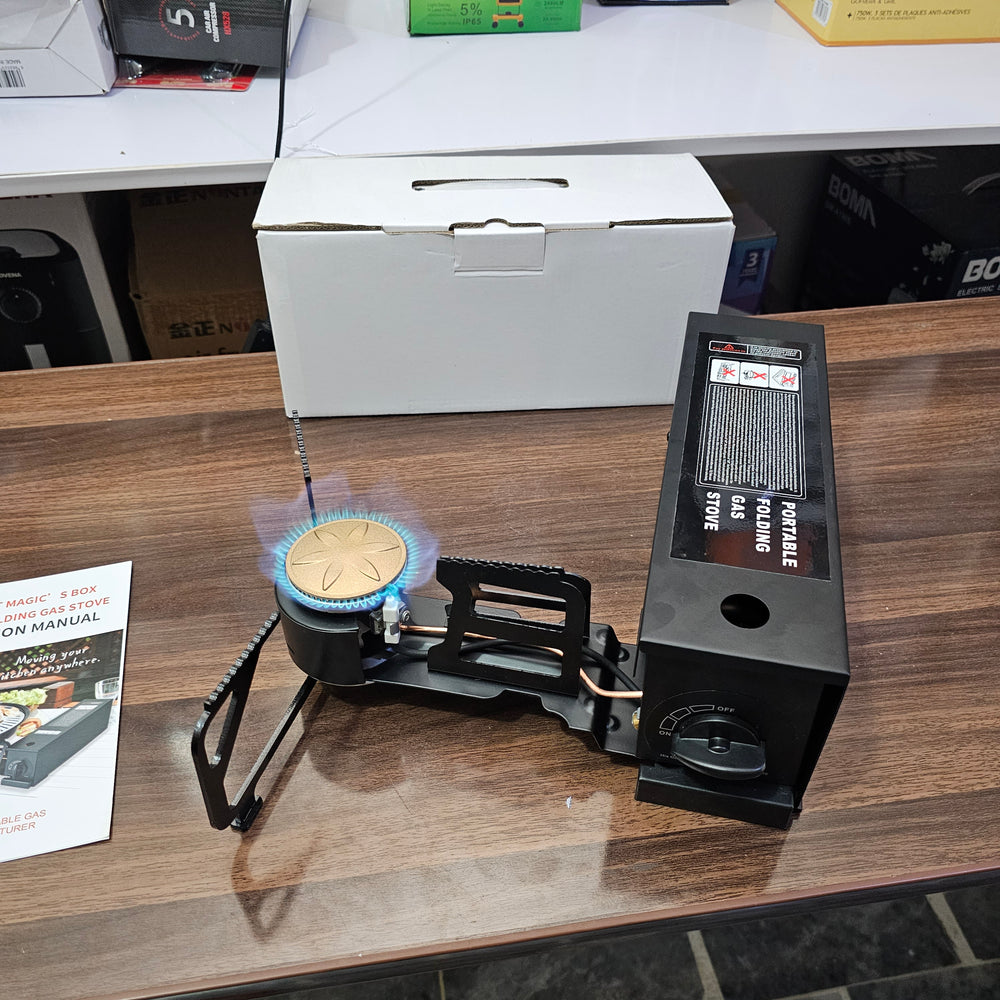 folding portable gas stove