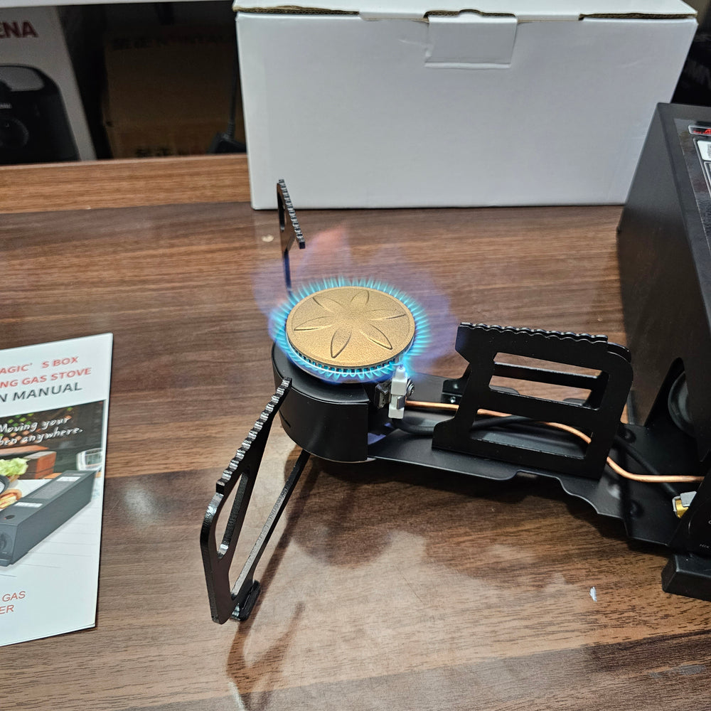 folding portable gas stove