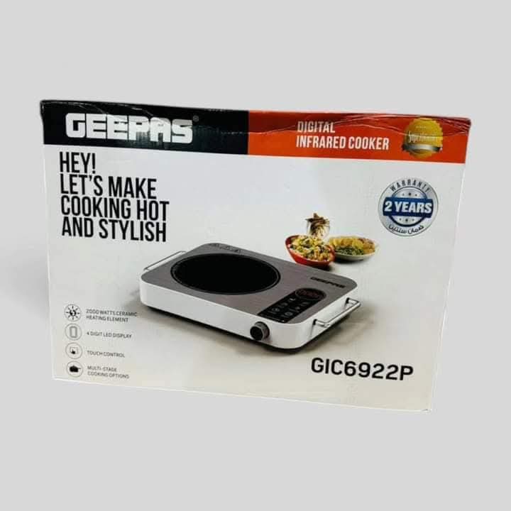 Geepas Digital hot plate Infrared Cooker 6922p - 3k
