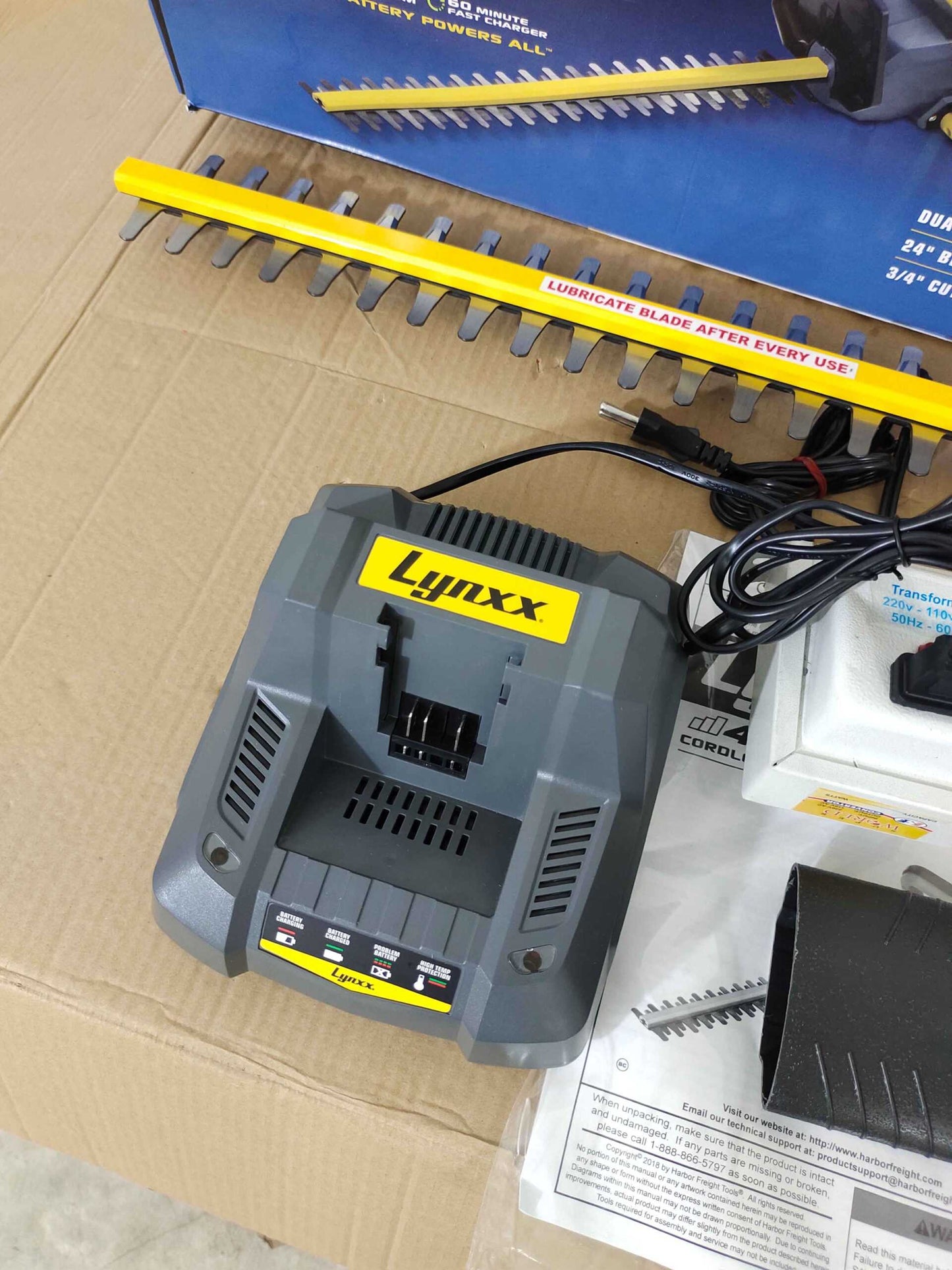 Lynxx 40V Lithium Cordless Hedge Trimmer ( USA LOT)