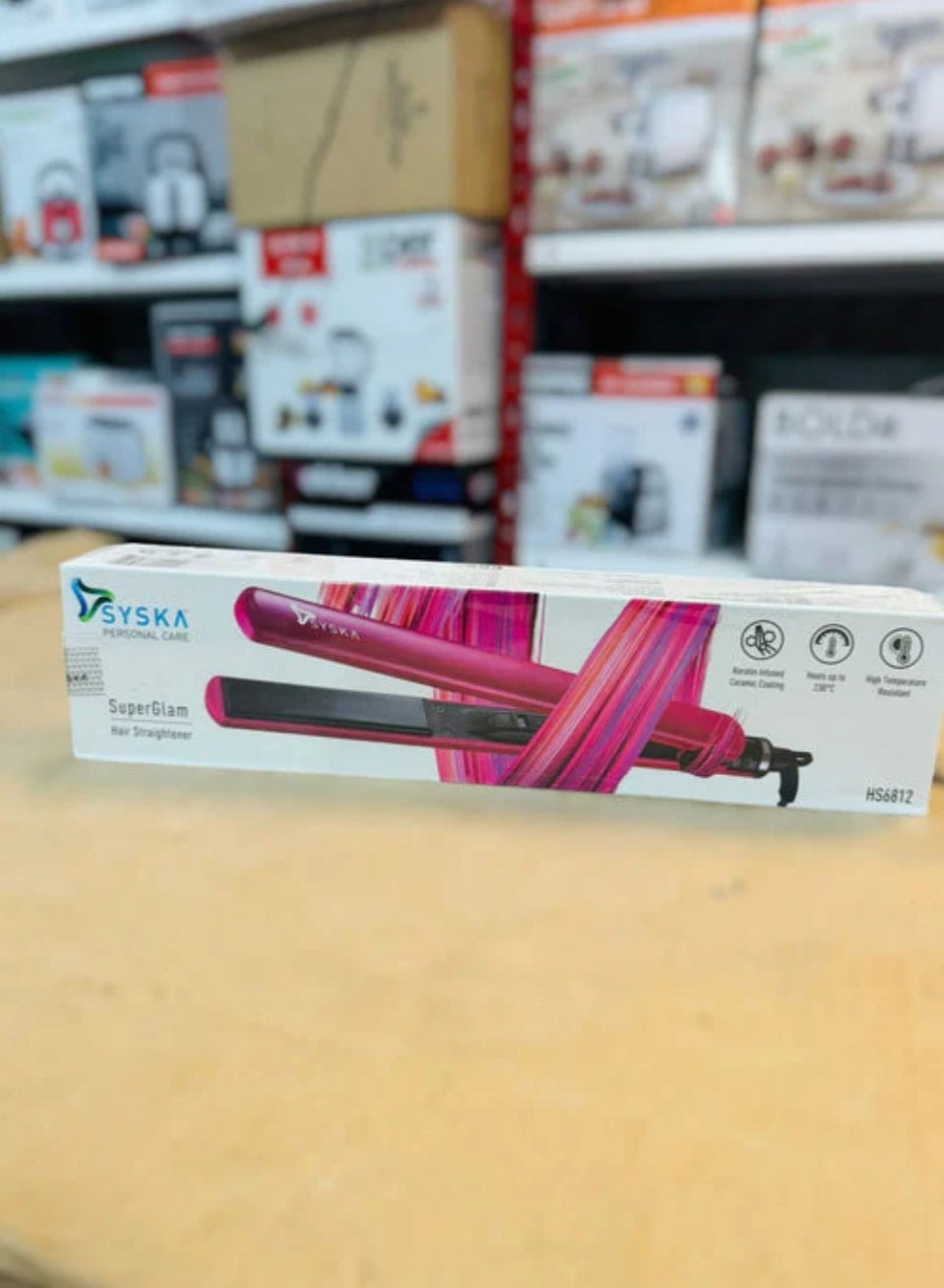 SYSKA super Glam hair straightener