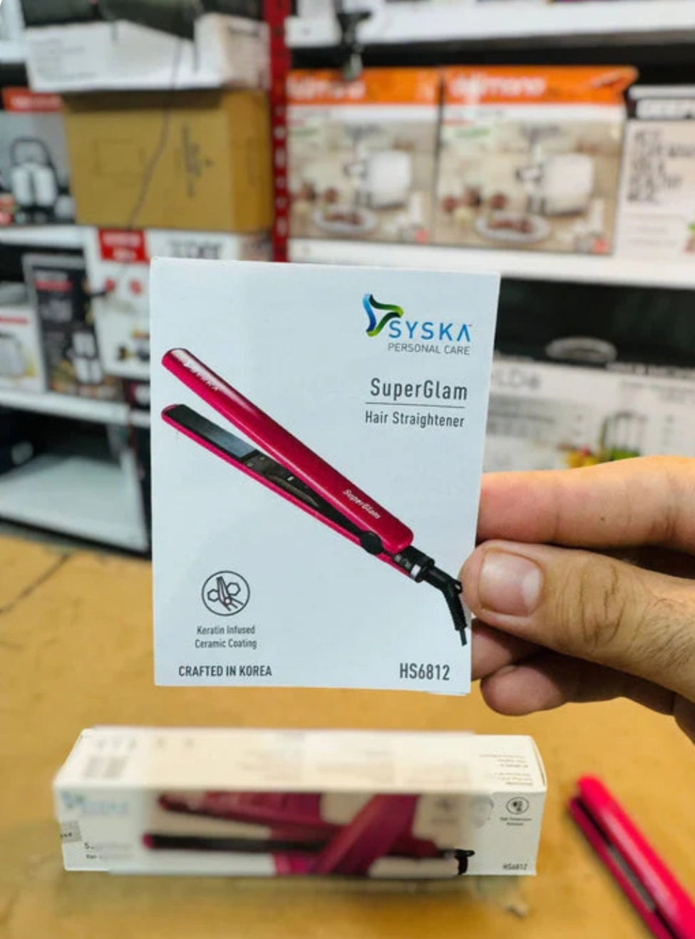 SYSKA super Glam hair straightener
