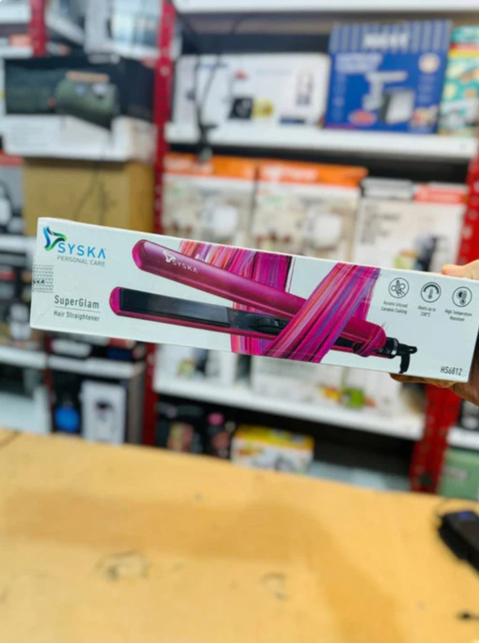 SYSKA super Glam hair straightener