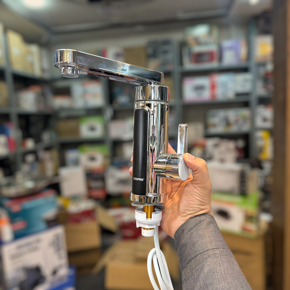 Geepas Electric Water Heating Faucet GWF61223P
