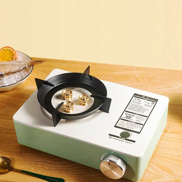 camping portable gas stove with carry box