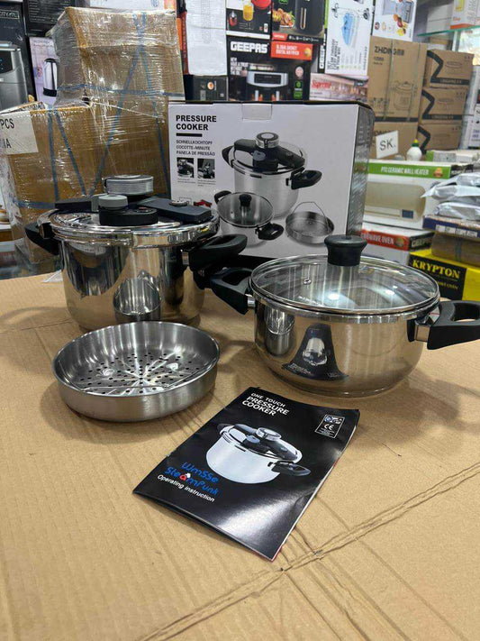 3 in 1 pressure cooker 4+6L