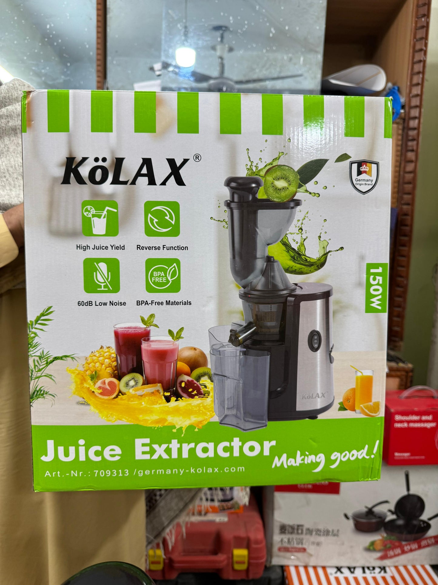 KOLAX GERMANY slow juicer ( cold press juicer)