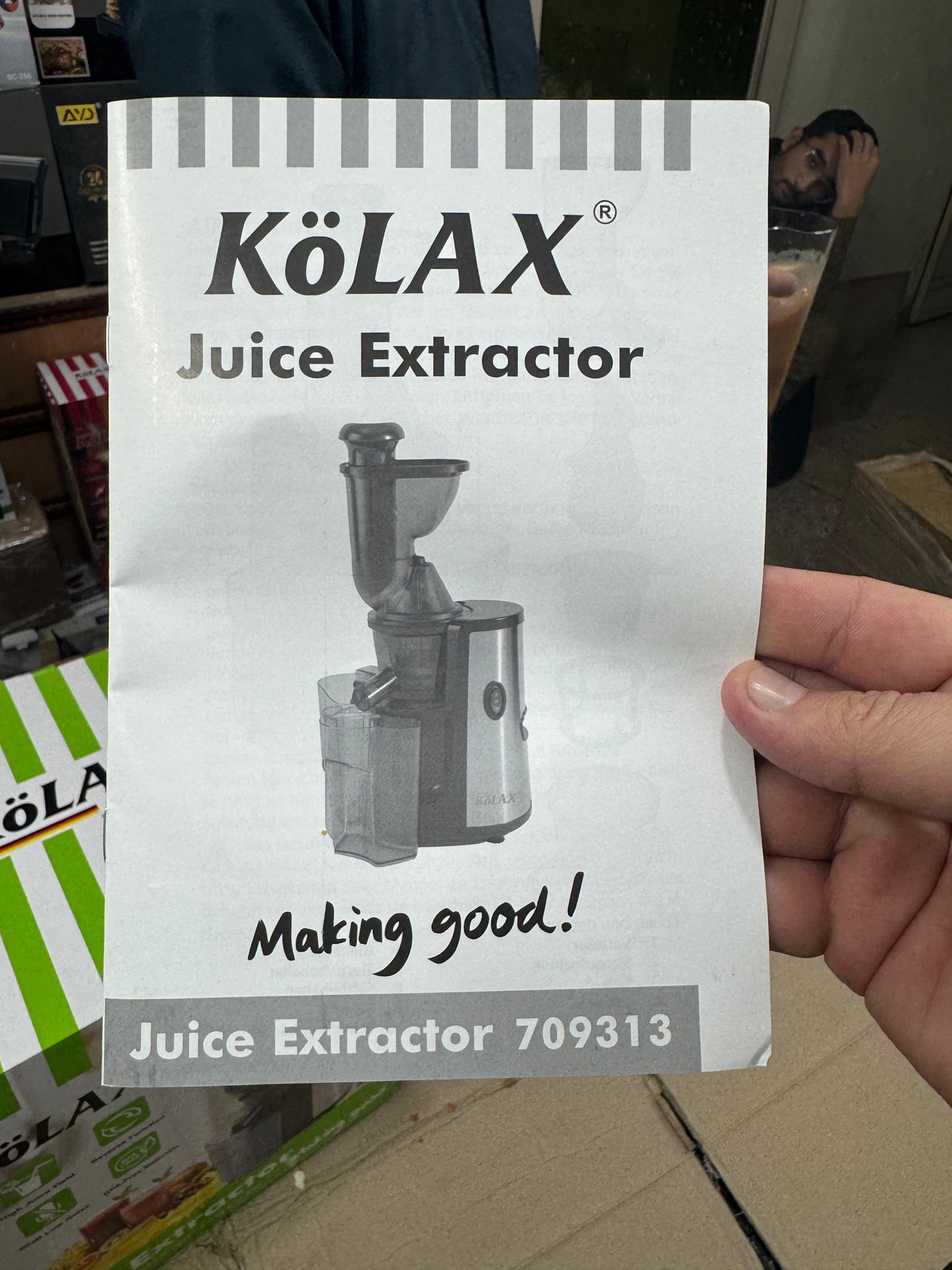 KOLAX GERMANY slow juicer ( cold press juicer)