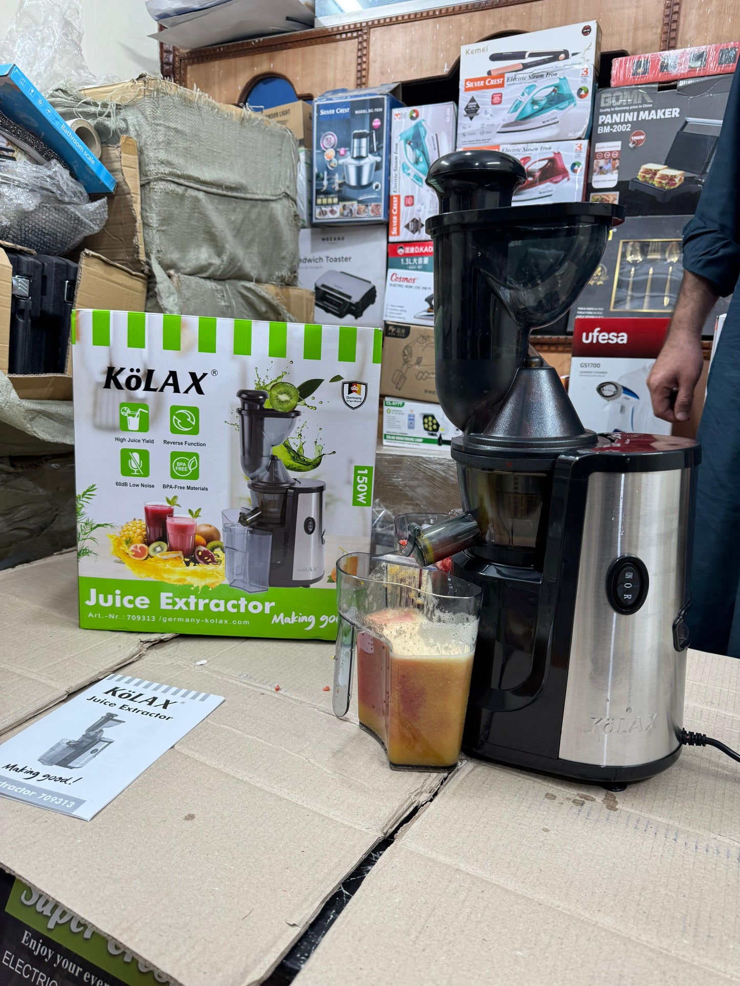 KOLAX GERMANY slow juicer ( cold press juicer)