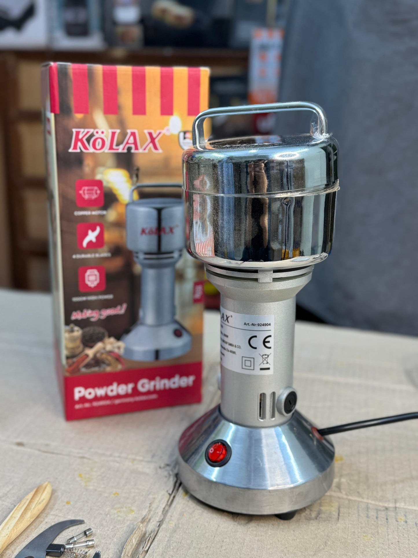 KOLAX Commercial  Spice grinder 150g (masala grinder )