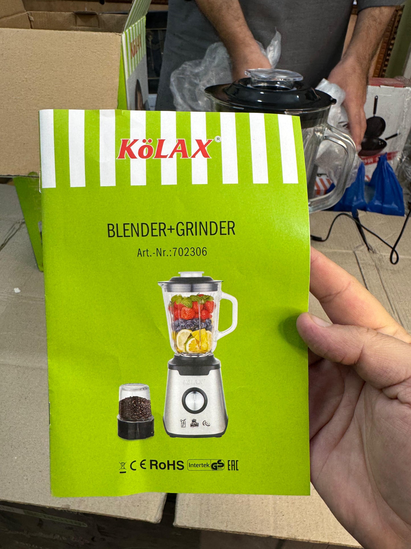 KOLAX 2 in 1 blender & grinder 702306