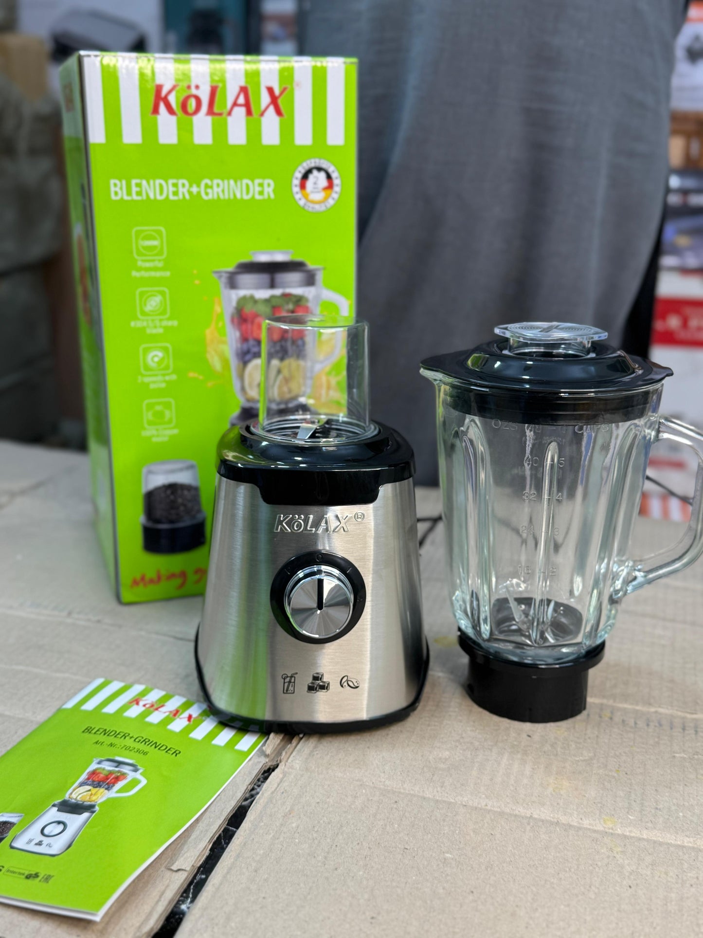KOLAX 2 in 1 blender & grinder 702306