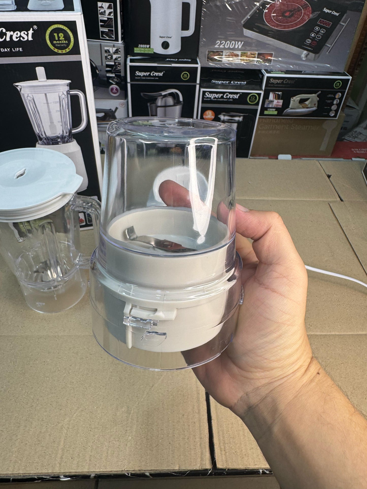 SUPER CREST Germany 2 in 1 blender grinder 8063