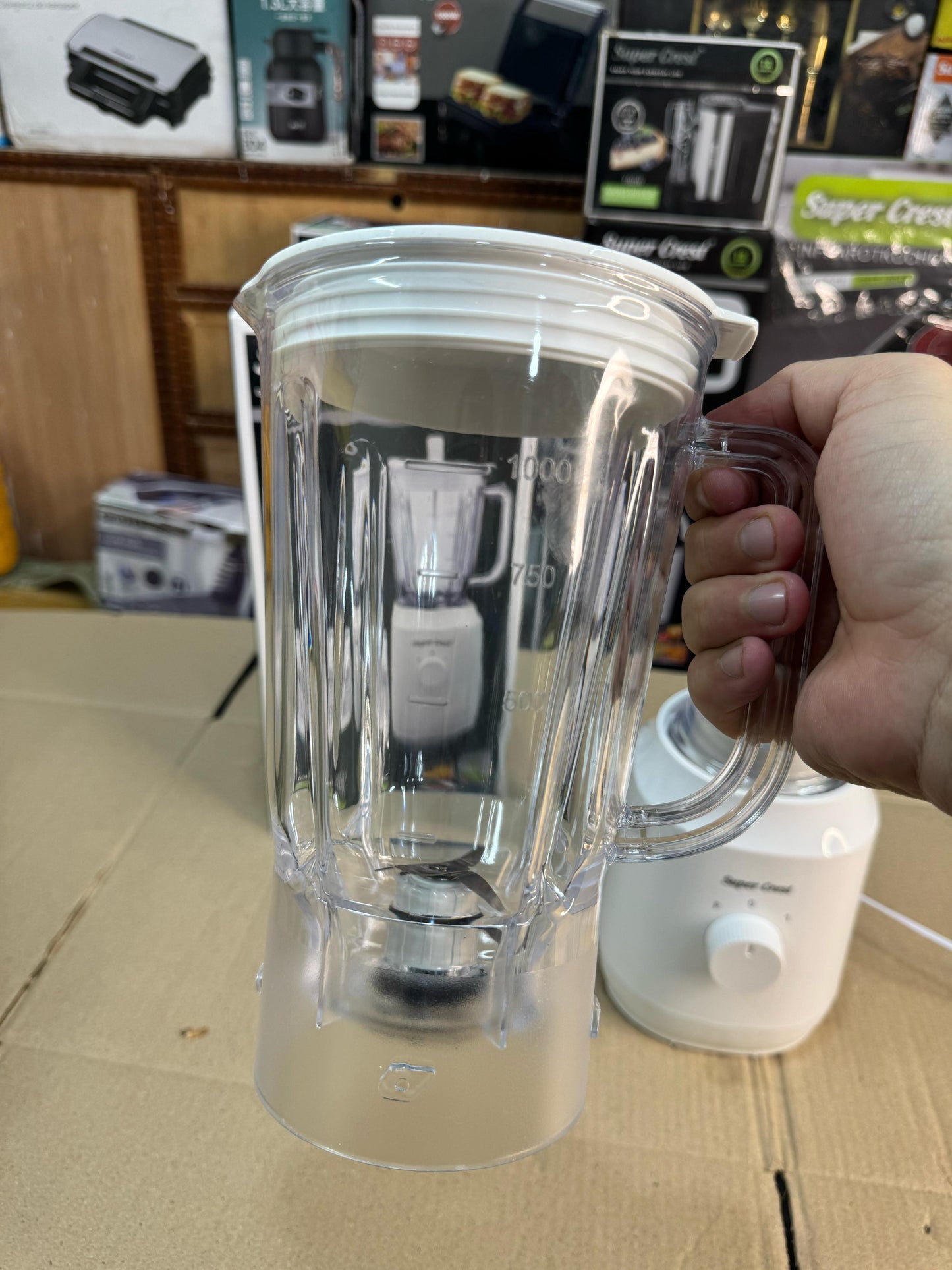 SUPER CREST Germany 2 in 1 blender grinder 8063