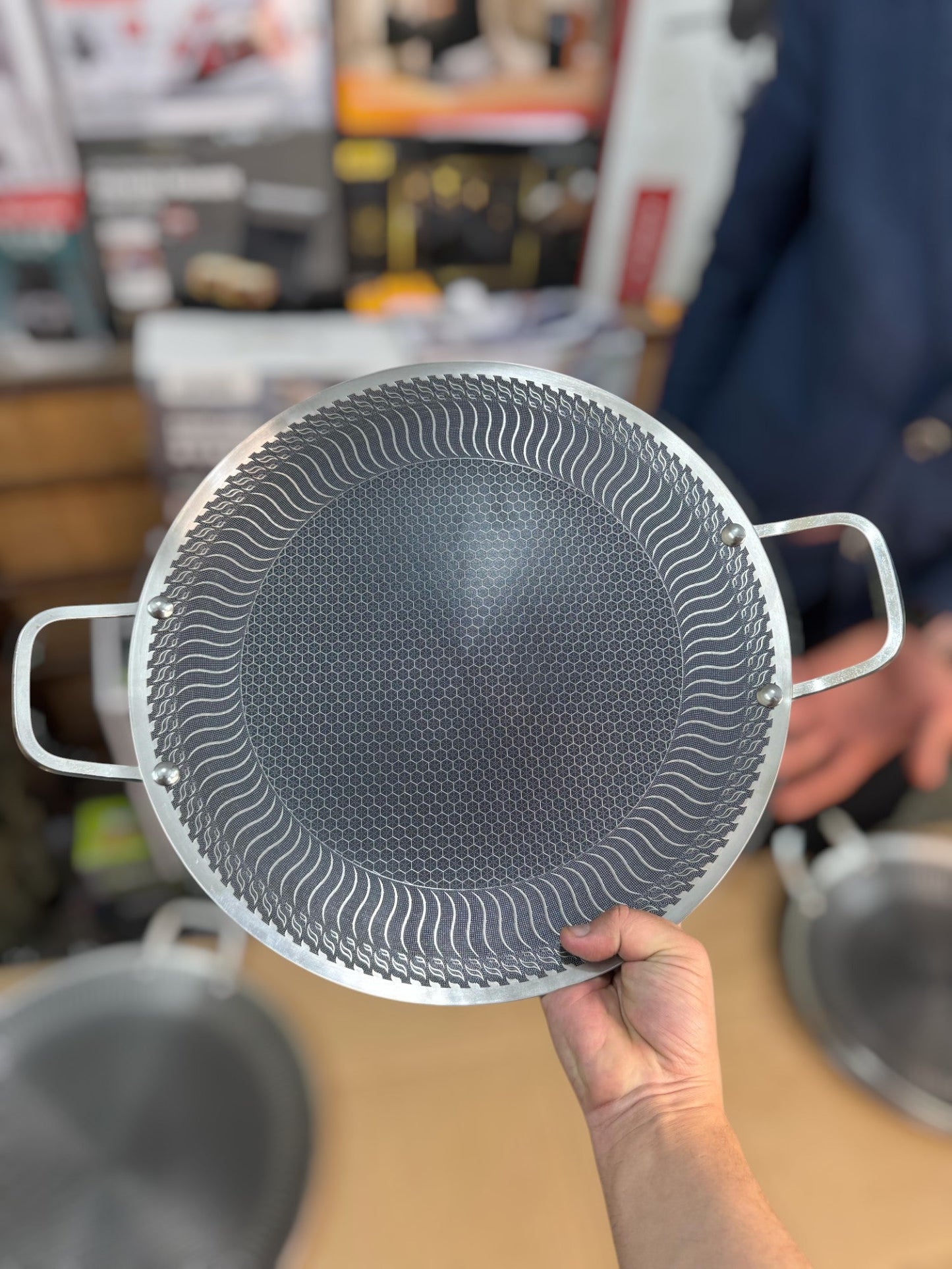 Germany lot 34cm honeycomb lesser coating tawa