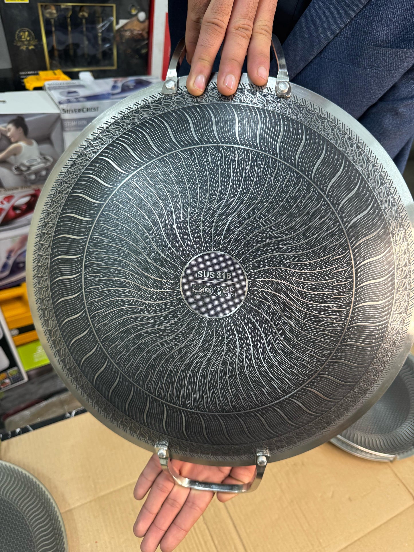 Germany lot 38cm  honeycomb lesser coating tawa