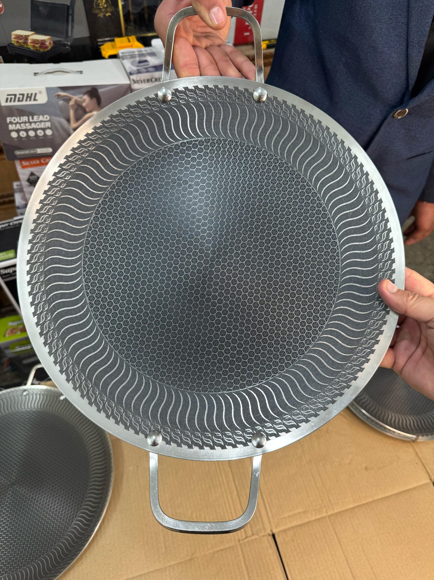 Germany lot 36cm  honeycomb lesser coating tawa