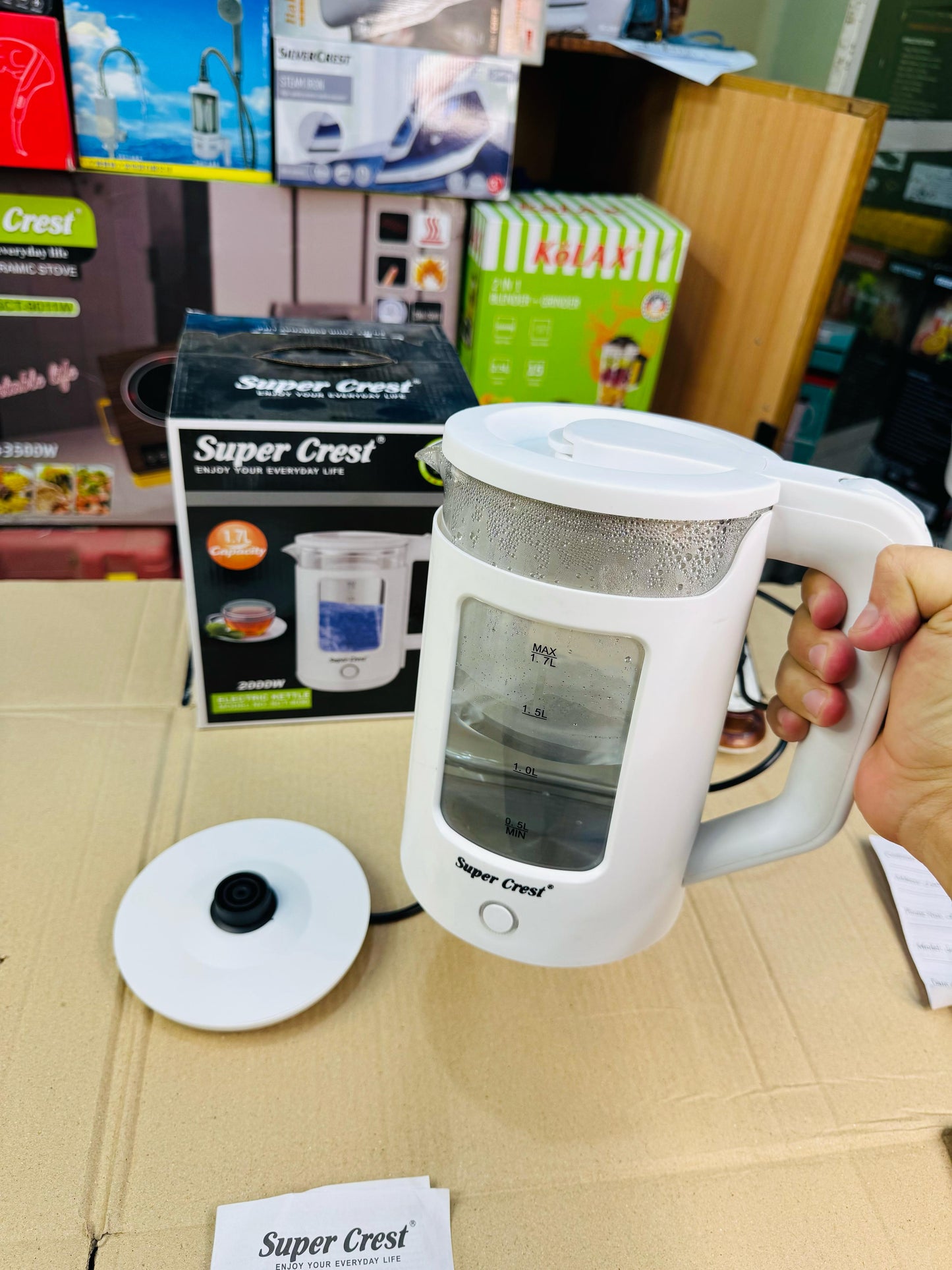 Super Crest GERMANY kettle 1.7 L 4030 model