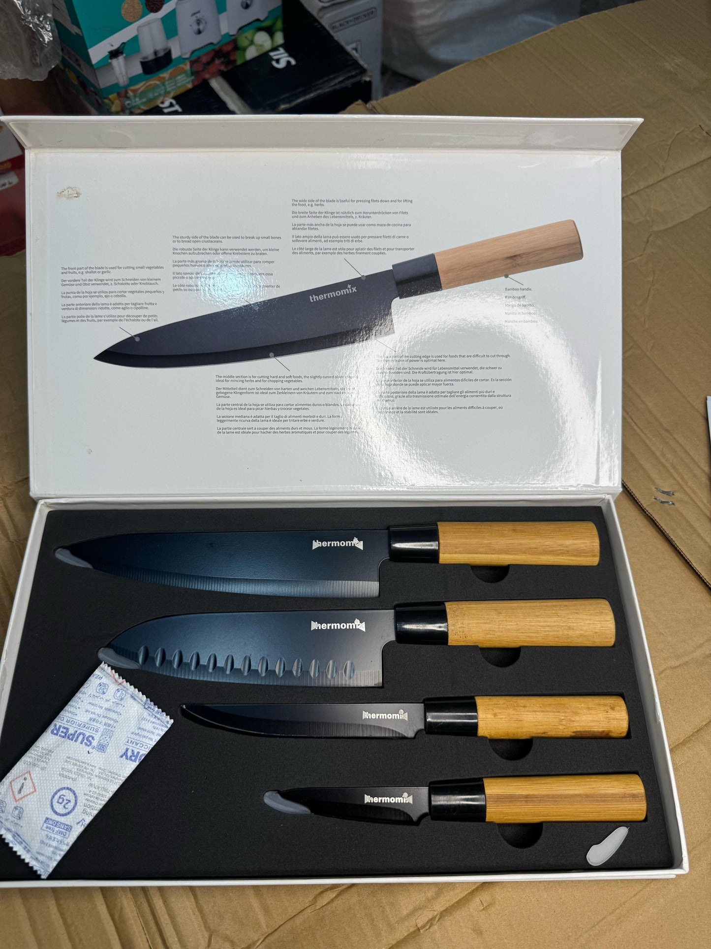 thermomix Japanese knife 4 pieces  set