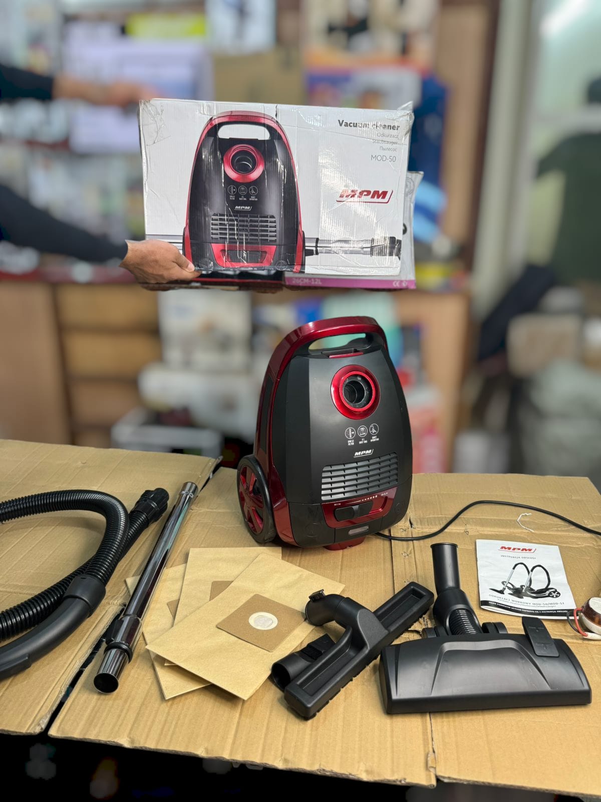 MPM Poland vacuum cleaner with 2 year warranty