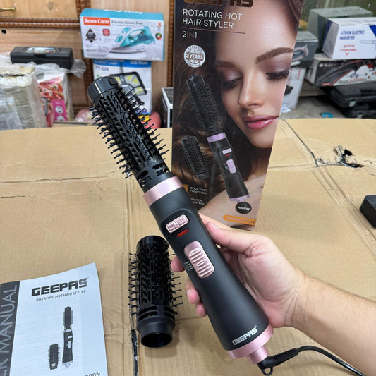 Geepas rotating hot hair styler GHR 86000N ( hair dryer)