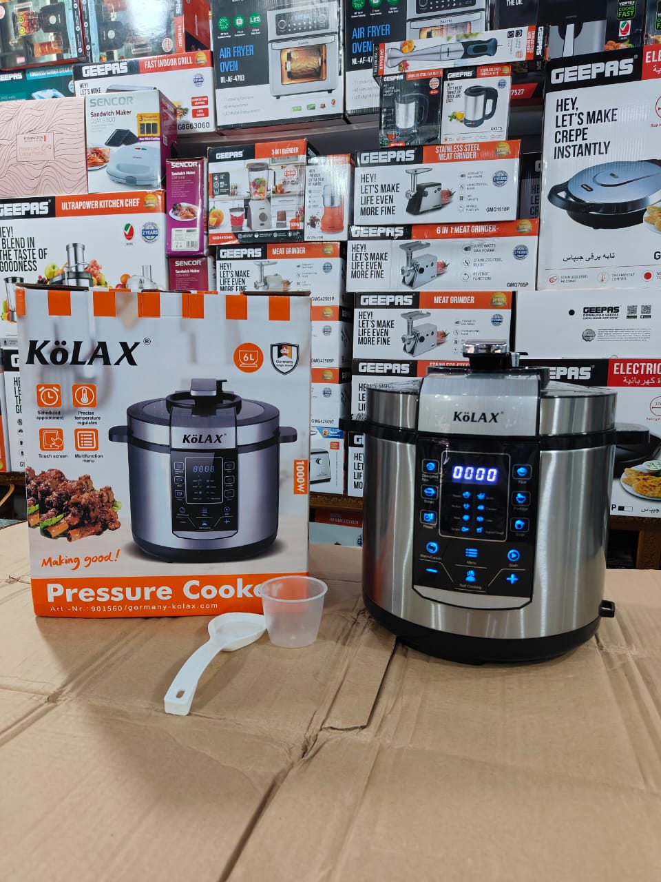 kolax Germany 6L touch electric pressure cooker