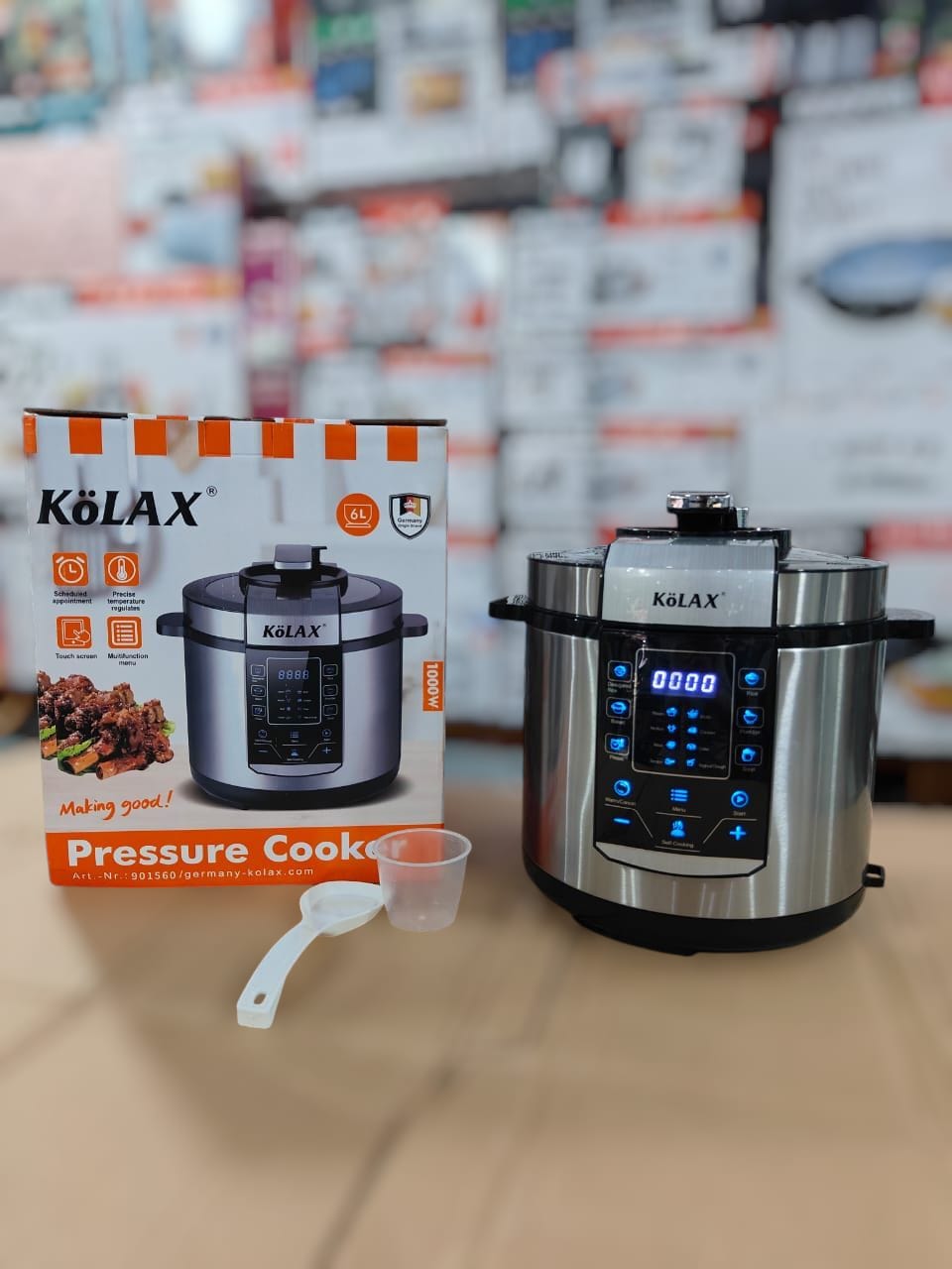 kolax Germany 6L touch electric pressure cooker