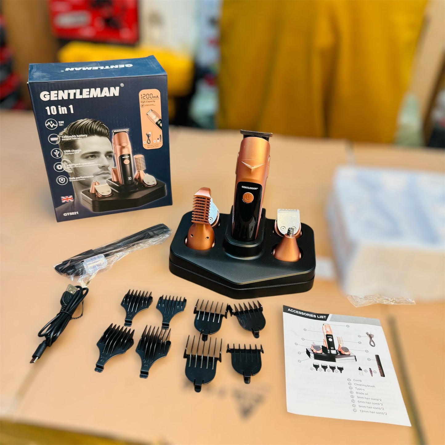 Professional Gentleman 10 in 1 grooming set  63350 ( hair trimmer set)
