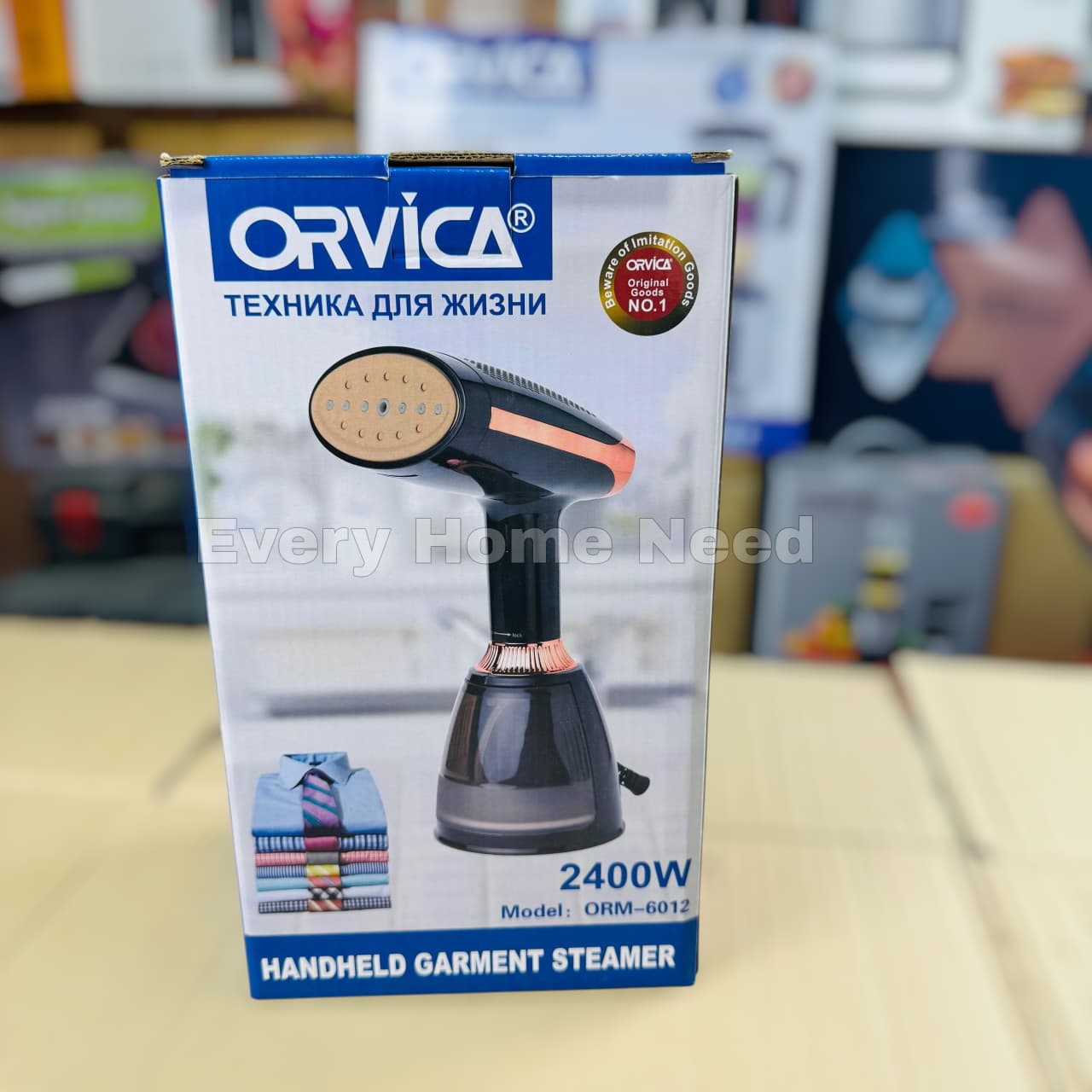 ORVICA handheld multi speed garment steamer