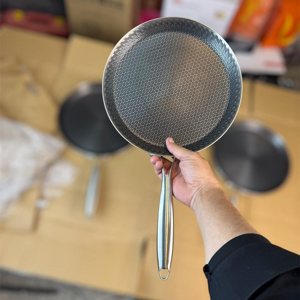 Honeycomb Coated Pizza Pan & Tawa