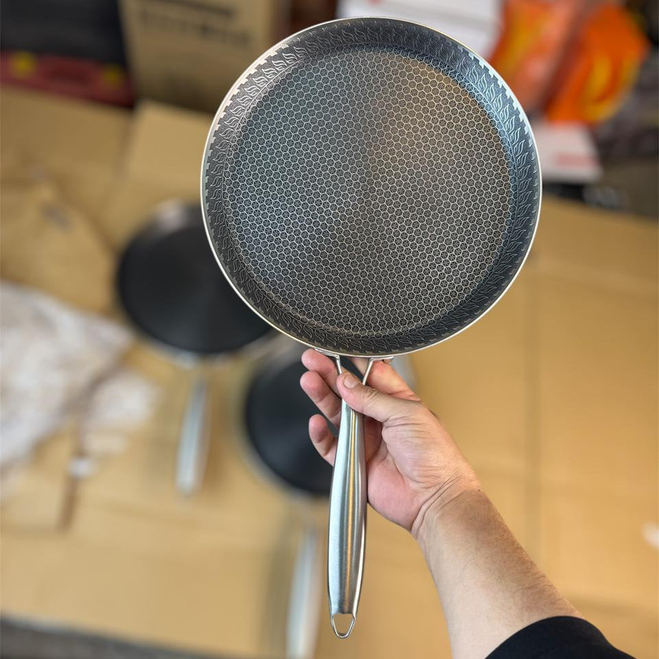 Honeycomb Coated Pizza Pan & Tawa