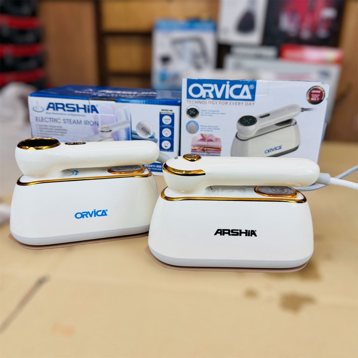 ORVICA & ARSHIA handheld steam iron