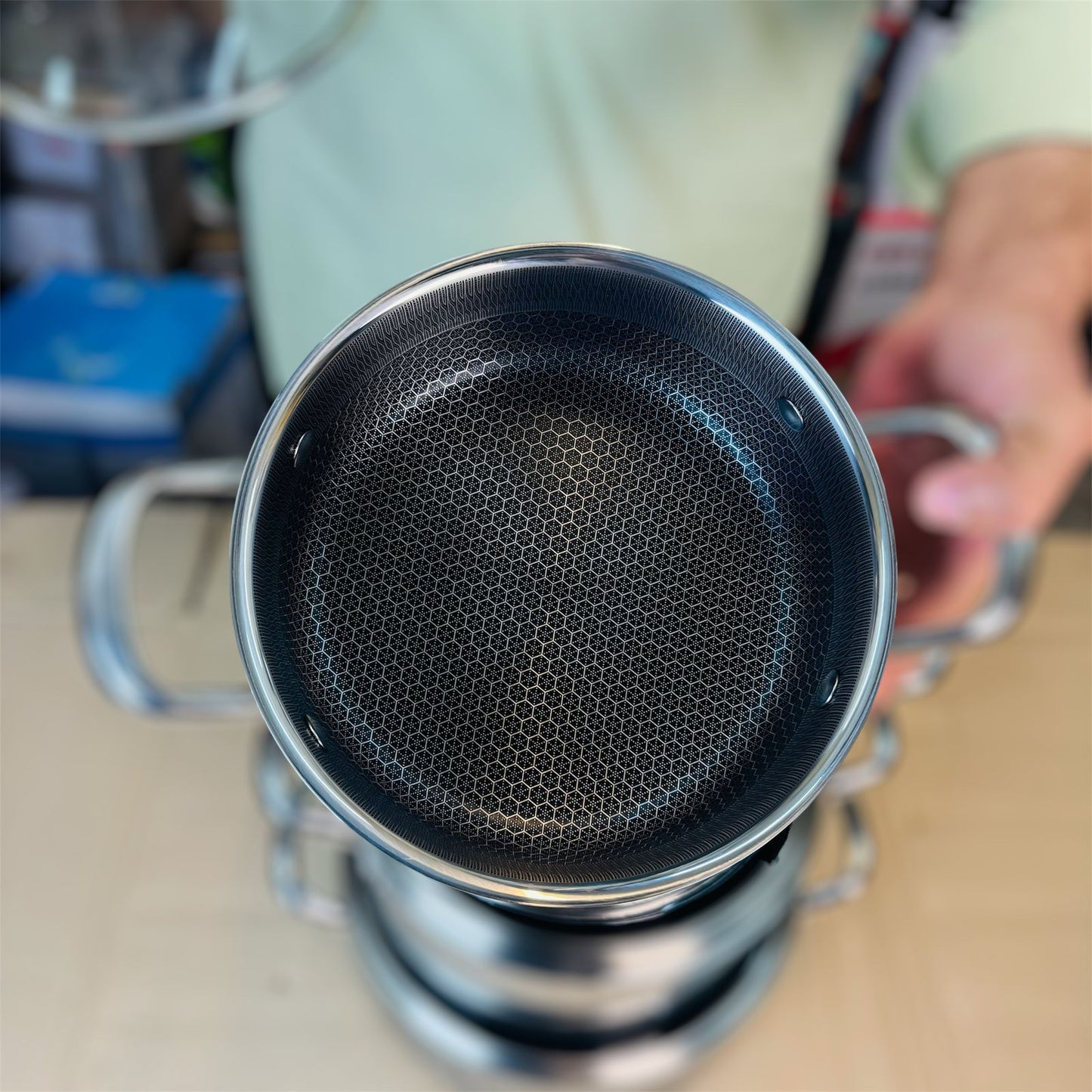 honeycomb lesser coating casserole set