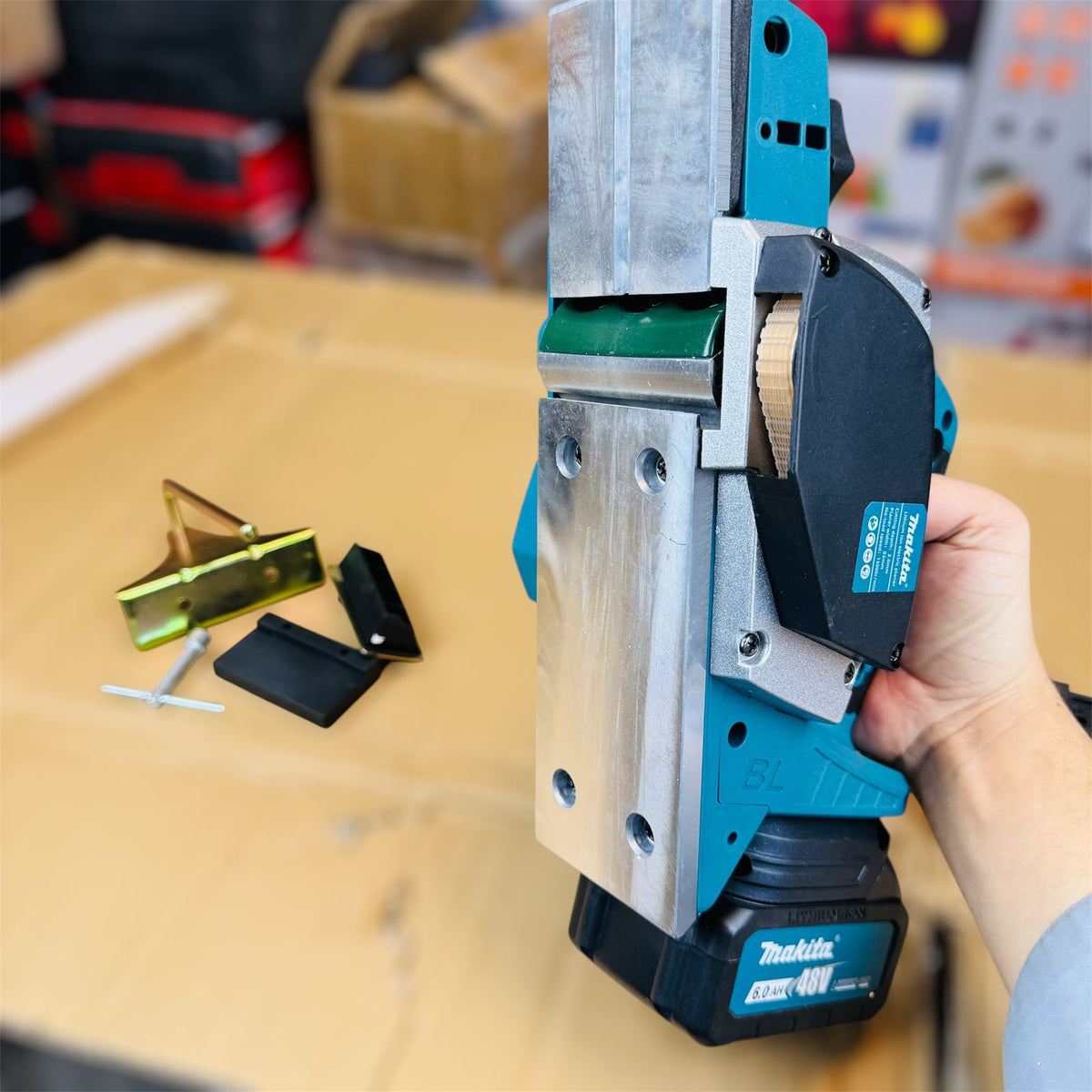 Makita rechargeable wood planner