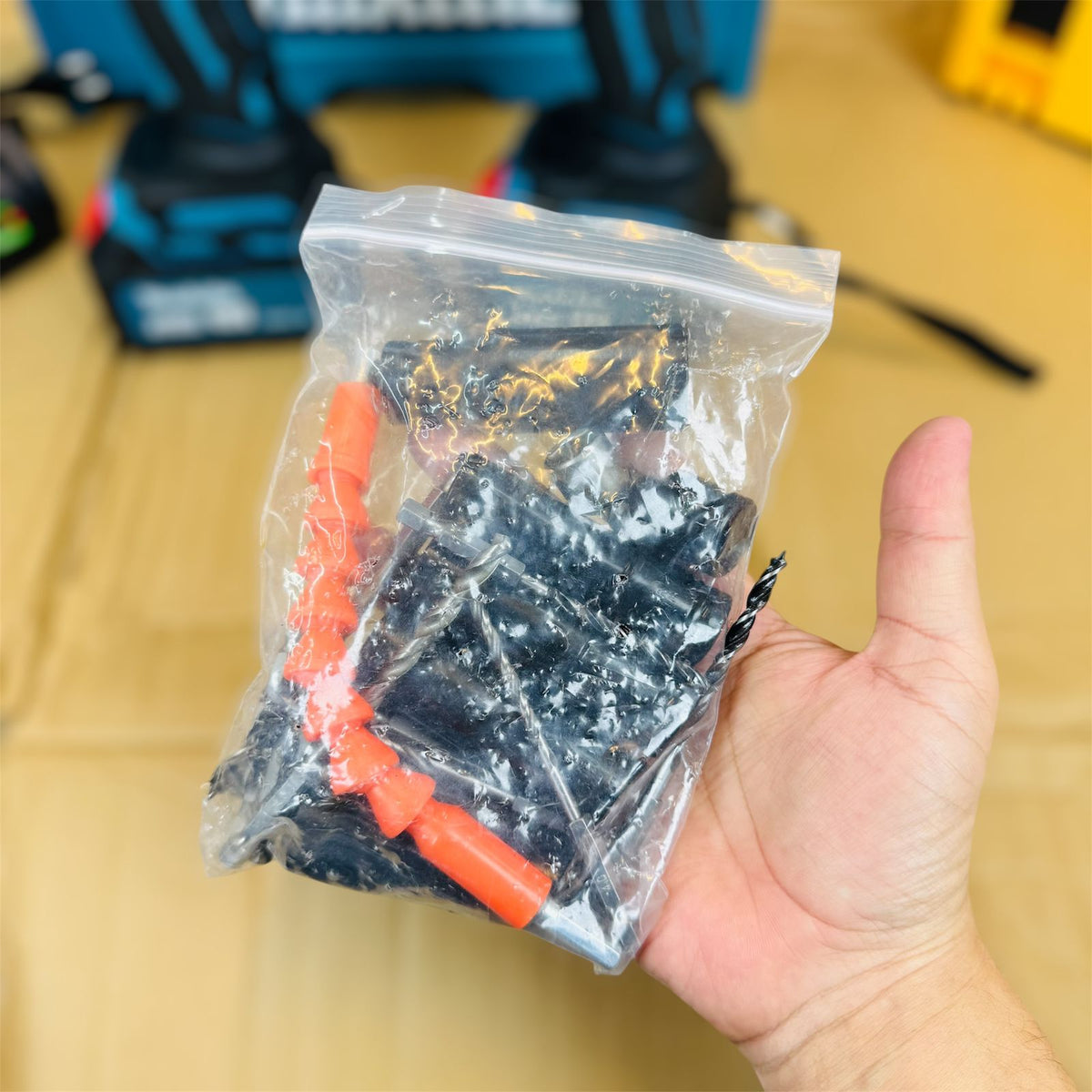 2 in 1 drill & impact with tools set