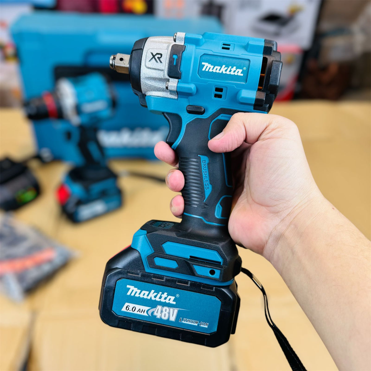 2 in 1 drill & impact with tools set