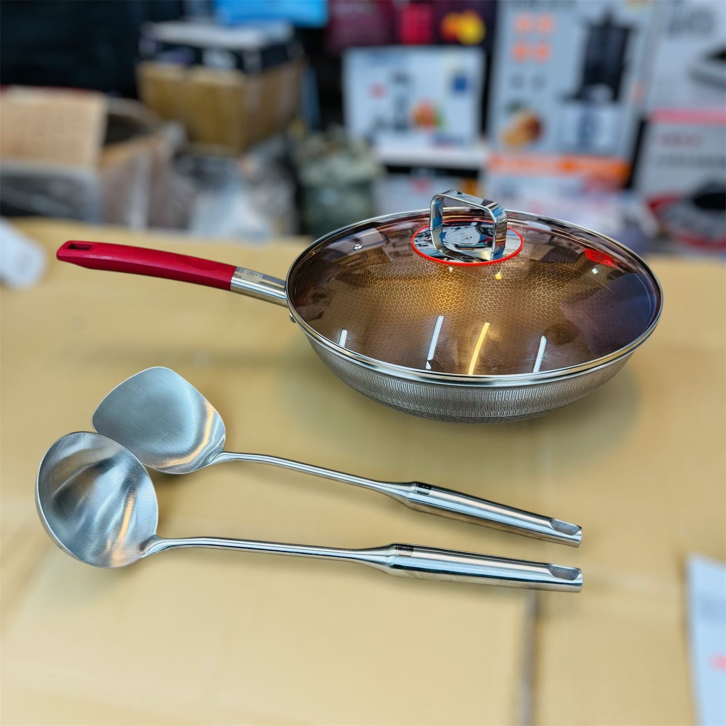 Honeycomb Coated Fry Pan