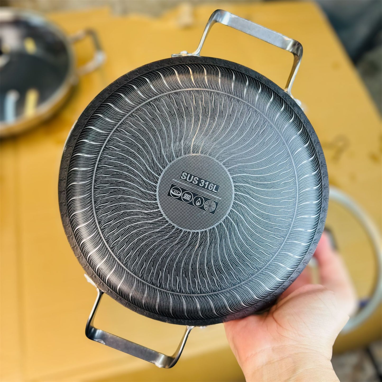Honeycomb Coated Shallow Fry Pan Set