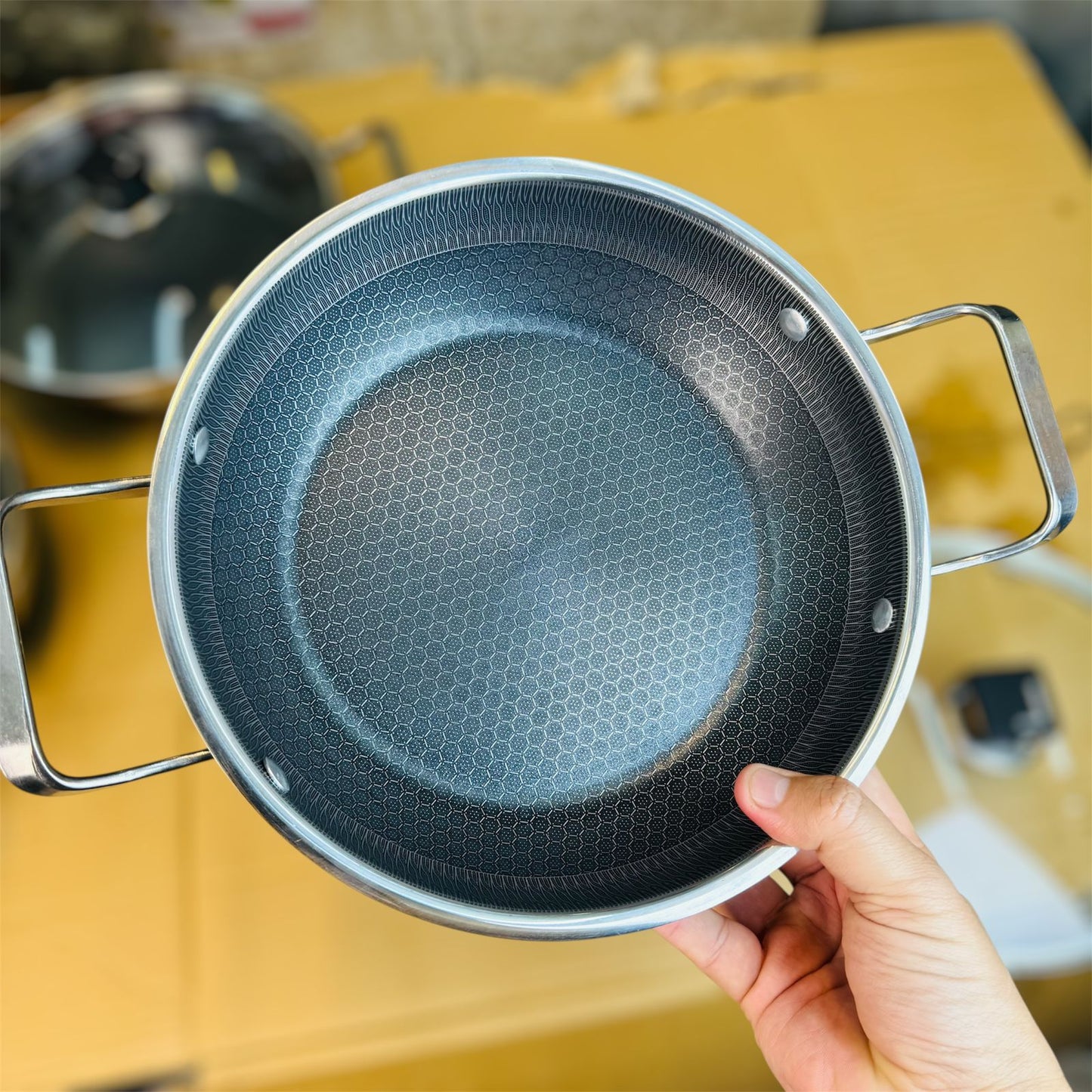 Honeycomb Coated Shallow Fry Pan Set